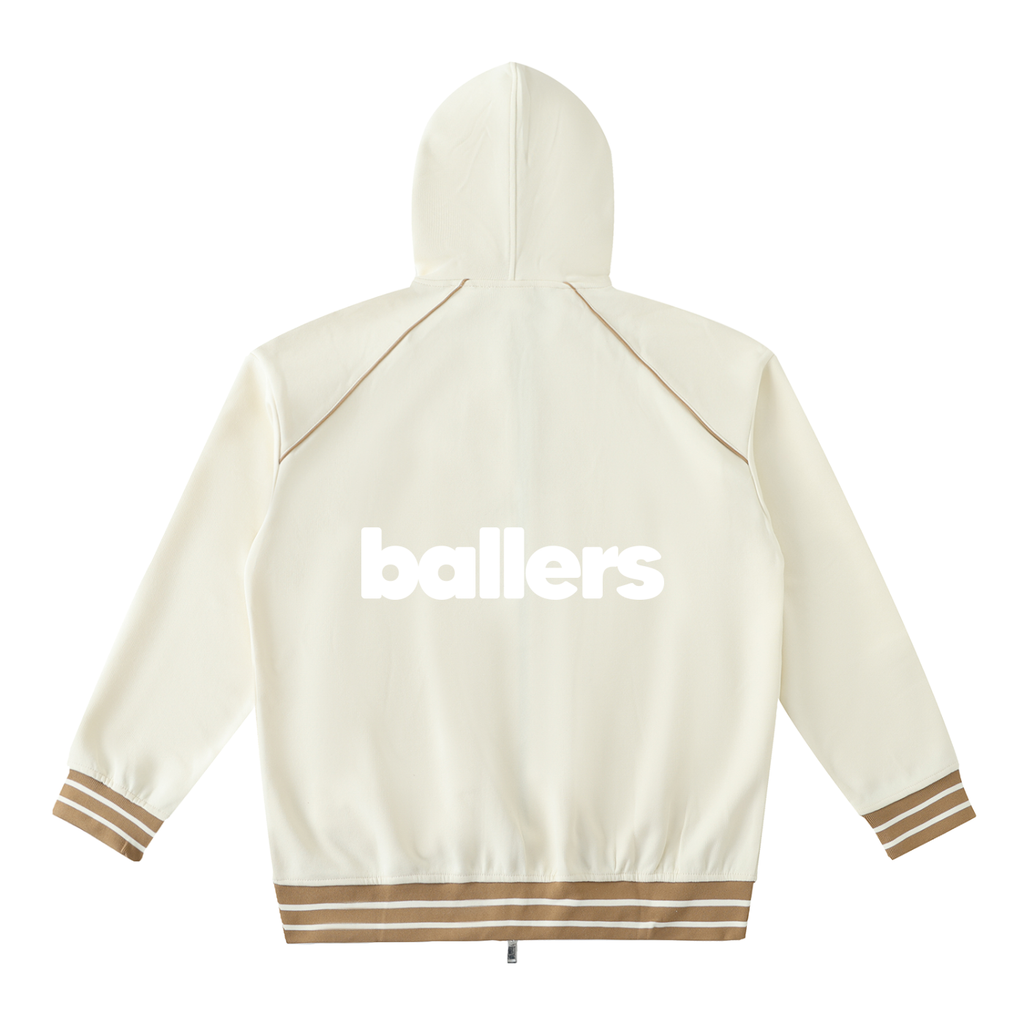 Ballers - Striped Zip Hoodie