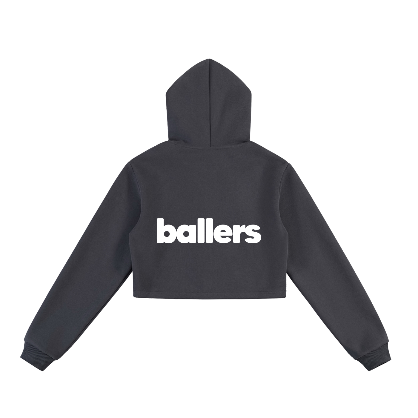 Womens - Cropped Zip Hoodie