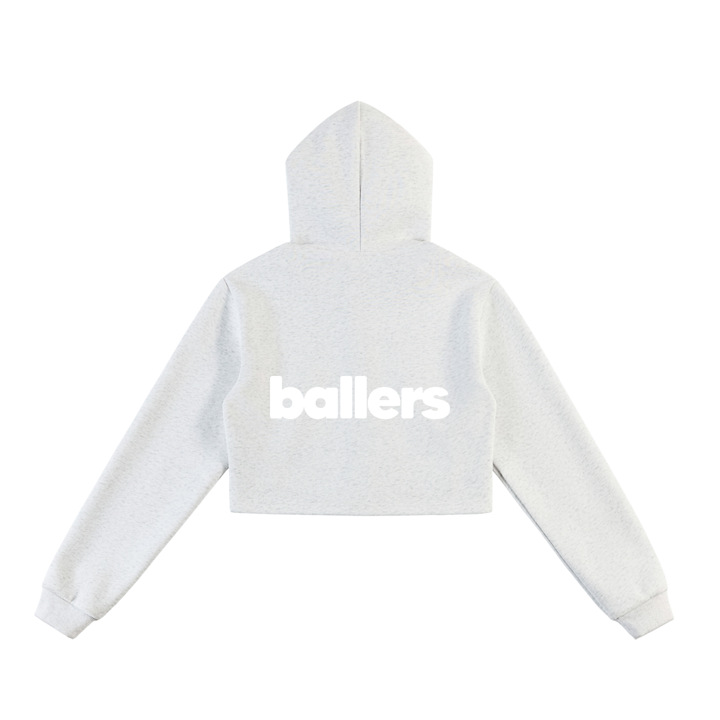Womens - Cropped Zip Hoodie