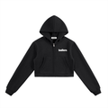 Womens - Cropped Zip Hoodie