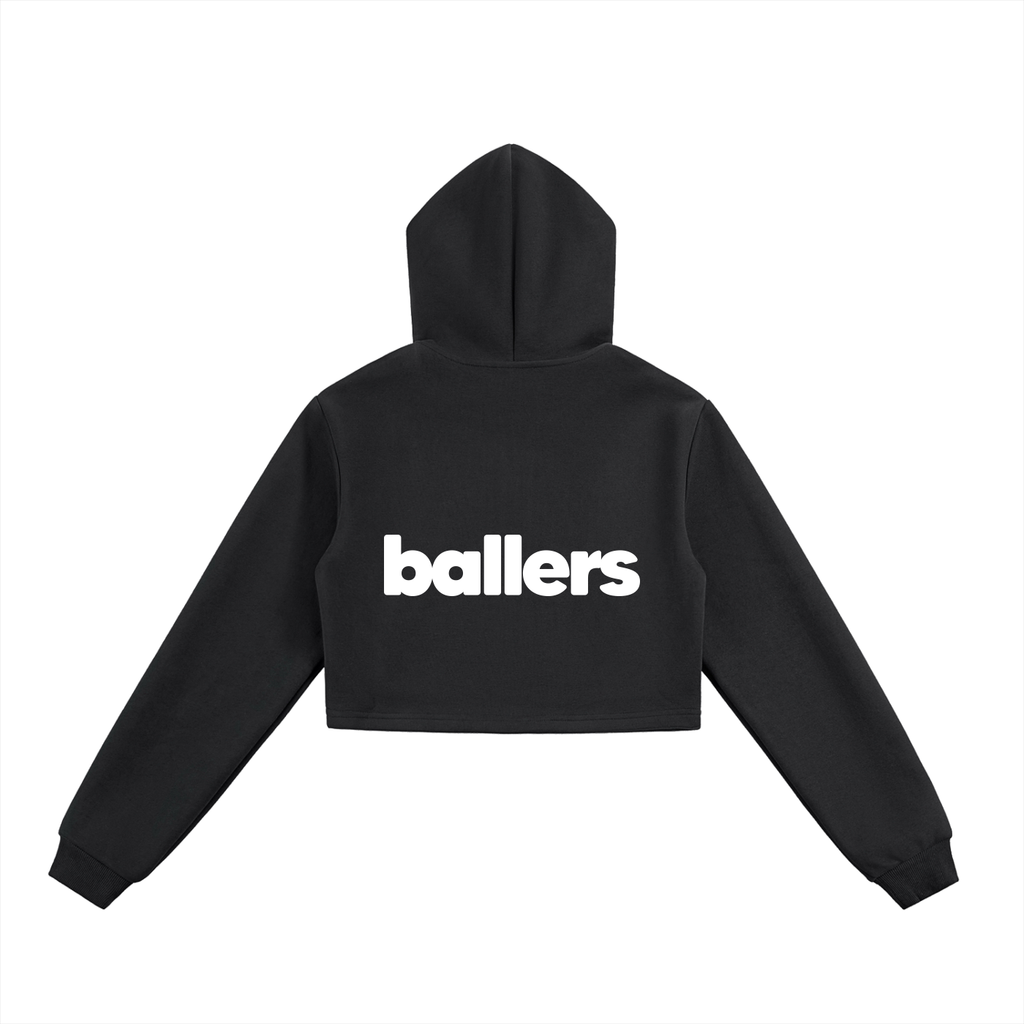 Womens - Cropped Zip Hoodie