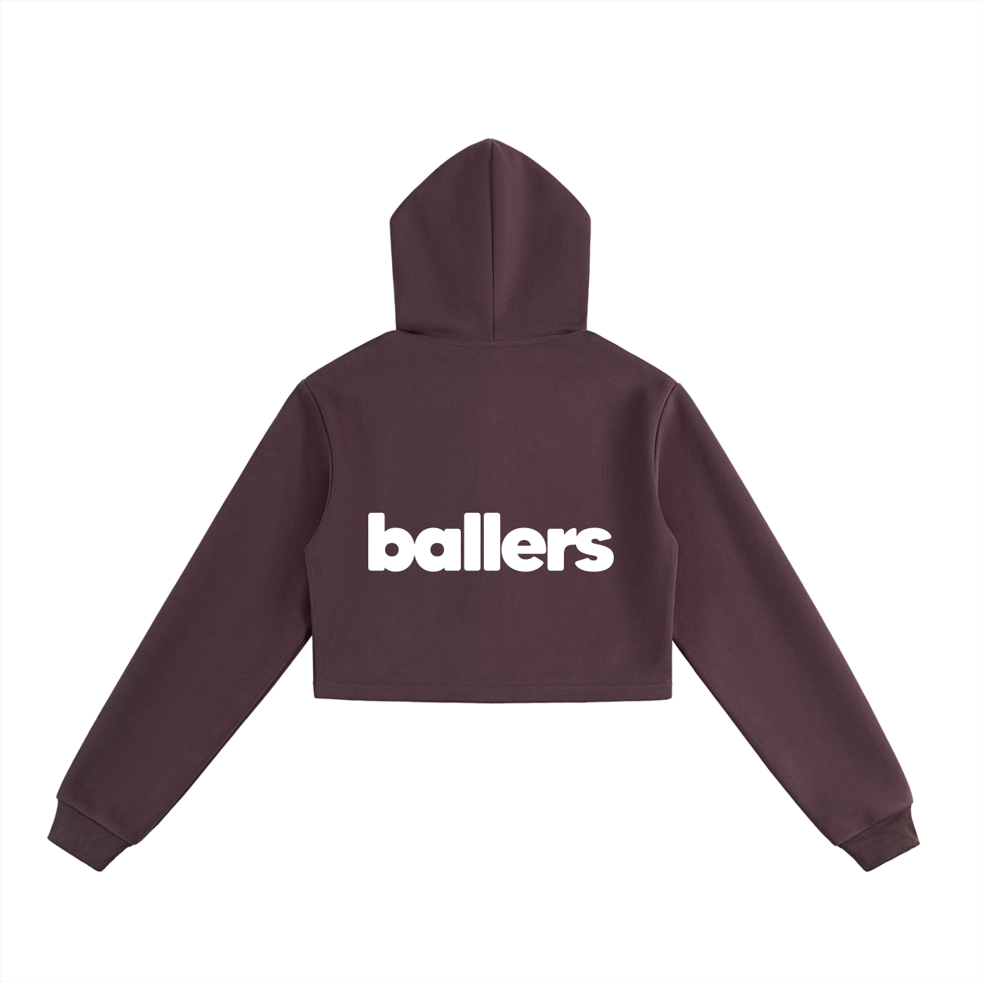 Womens - Cropped Zip Hoodie