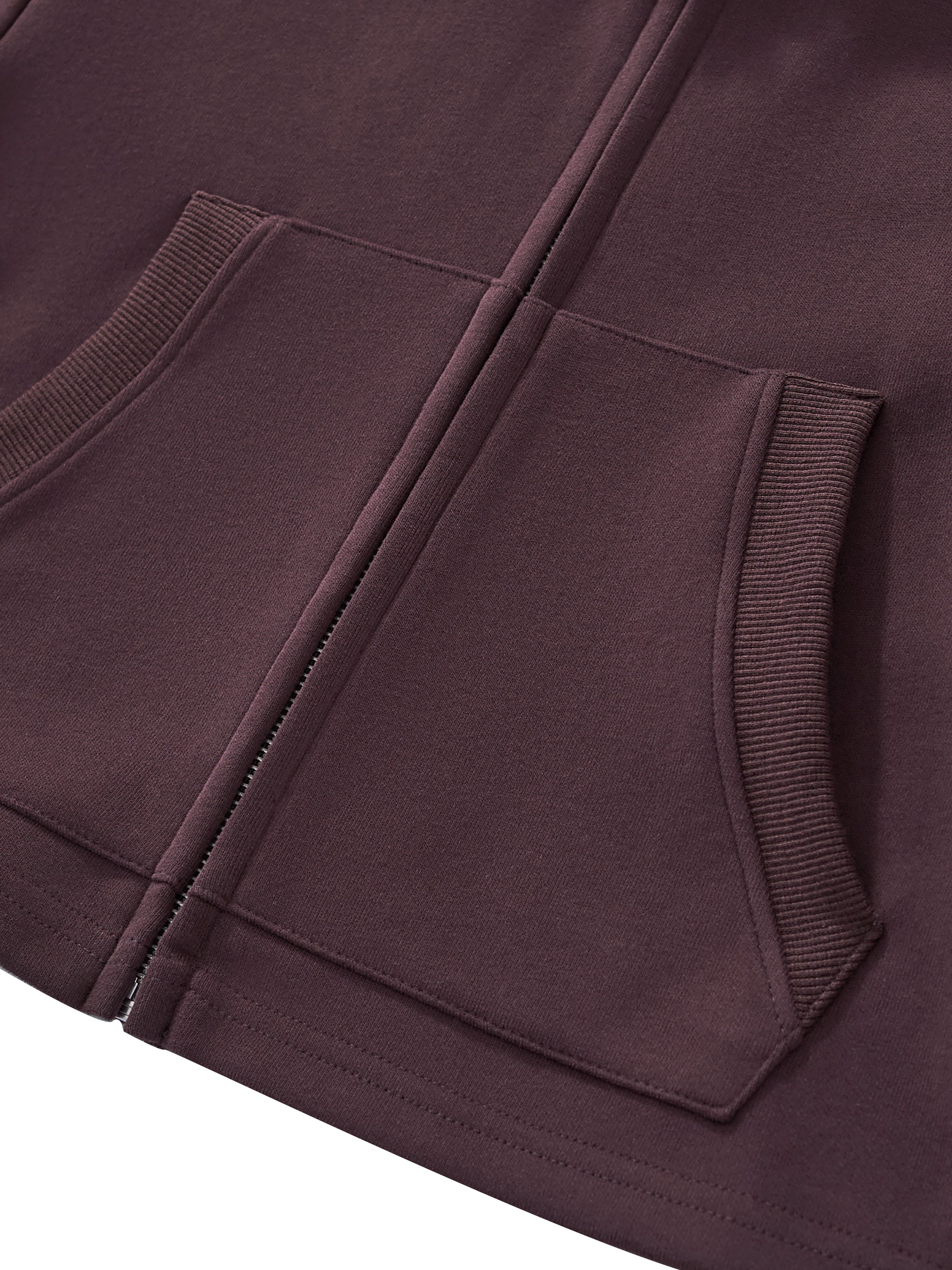 Womens - Cropped Zip Hoodie
